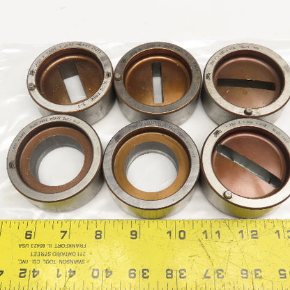 Mate Misc. Lot Round Rectangle CNC Turret Dies 2-3/4" OD Lot Of 6