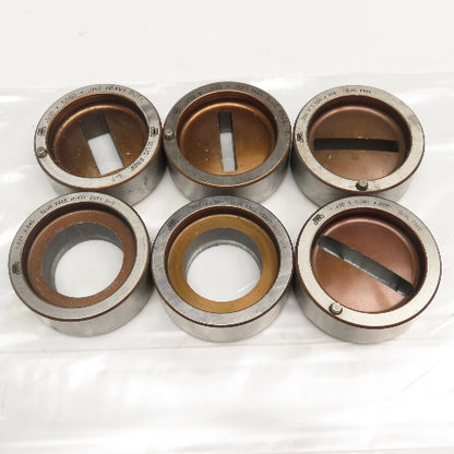 Mate Misc. Lot Round Rectangle CNC Turret Dies 2-3/4" OD Lot Of 6