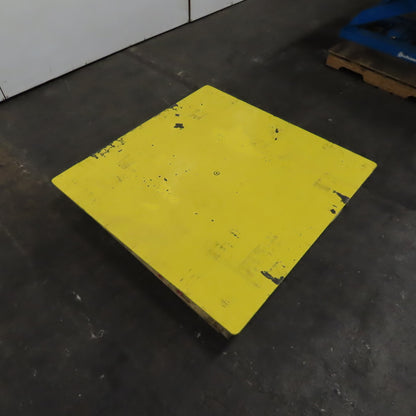 48" x 48" Rotating Lift Table Top ONLY (Believed To Be For A Bishamon)