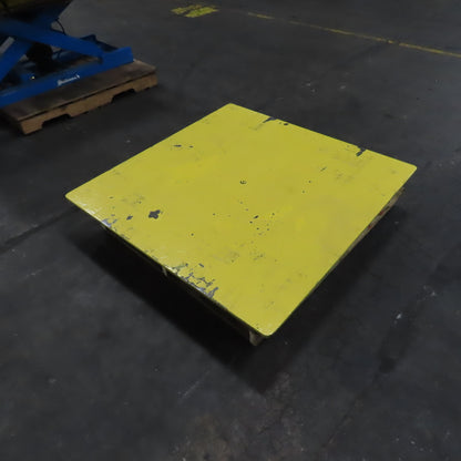 48" x 48" Rotating Lift Table Top ONLY (Believed To Be For A Bishamon)