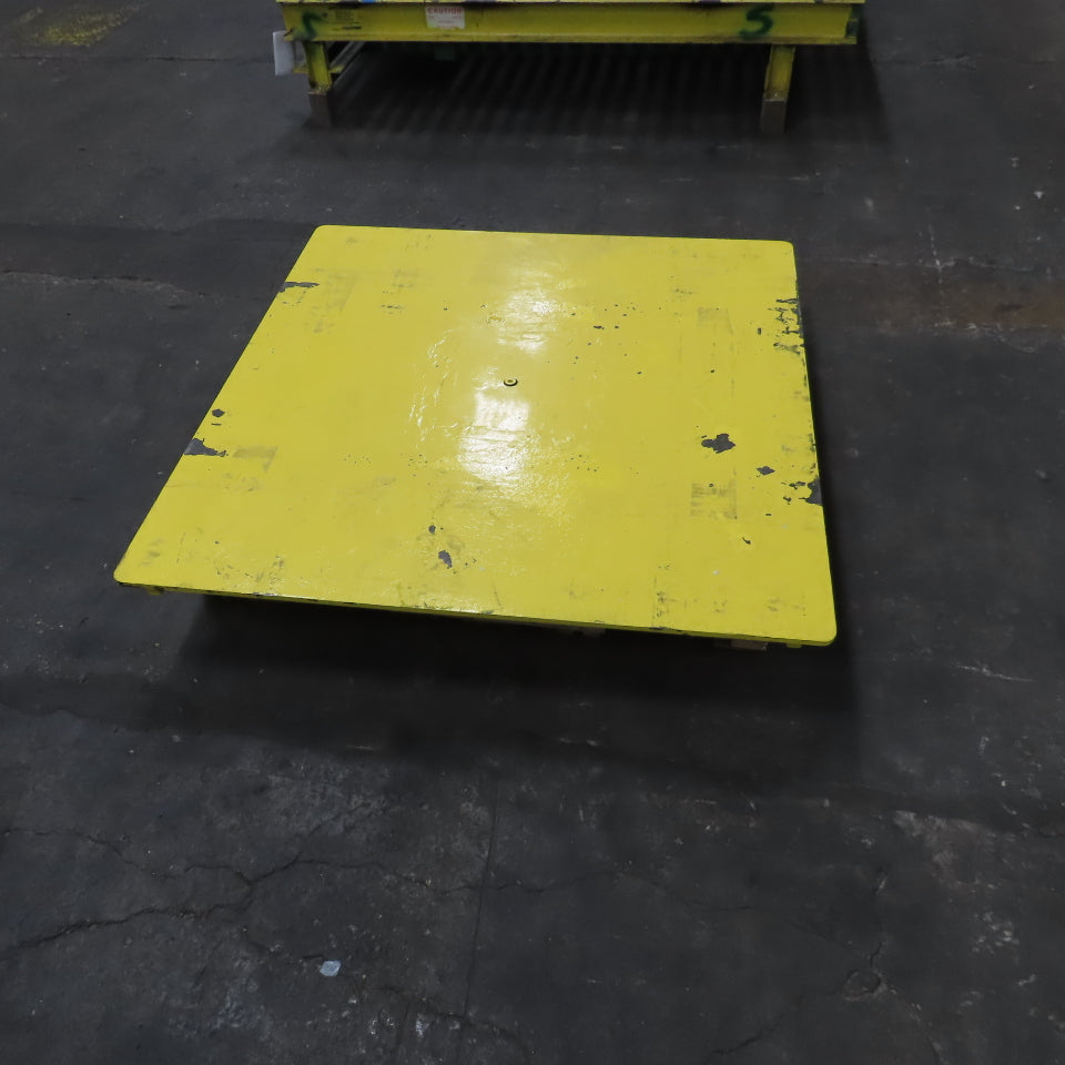 48" x 48" Rotating Lift Table Top ONLY (Believed To Be For A Bishamon)