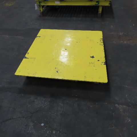 48" x 48" Rotating Lift Table Top ONLY (Believed To Be For A Bishamon)