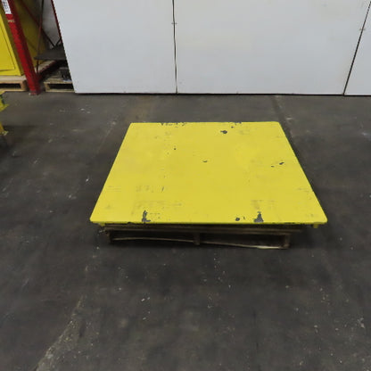 48" x 48" Rotating Lift Table Top ONLY (Believed To Be For A Bishamon)