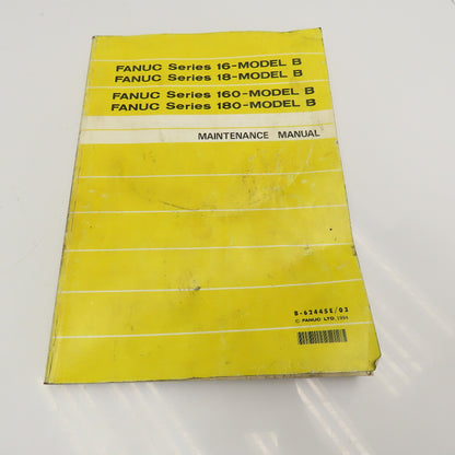 Fanuc B-65165E B-62624EN Series 16-PB 160-PB 180-PB Manuals Lot Of 3