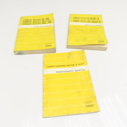 Fanuc B-65165E B-62624EN Series 16-PB 160-PB 180-PB Manuals Lot Of 3