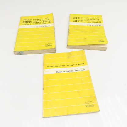 Fanuc B-65165E B-62624EN Series 16-PB 160-PB 180-PB Manuals Lot Of 3