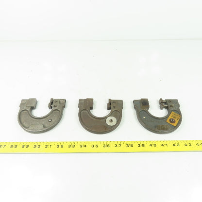 R.D. Suman No.4 Snap Gage TL 6600 1-1/4"-1-1/2" Lot Of 3