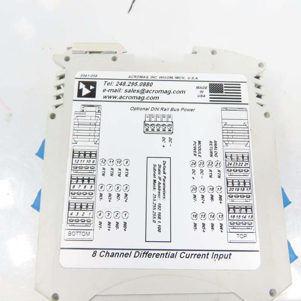 Acromag BusWorks XT Serie XT1212-000 8-Channel Differential Current Input Module
