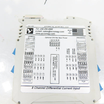 Acromag BusWorks XT Serie XT1212-000 8-Channel Differential Current Input Module