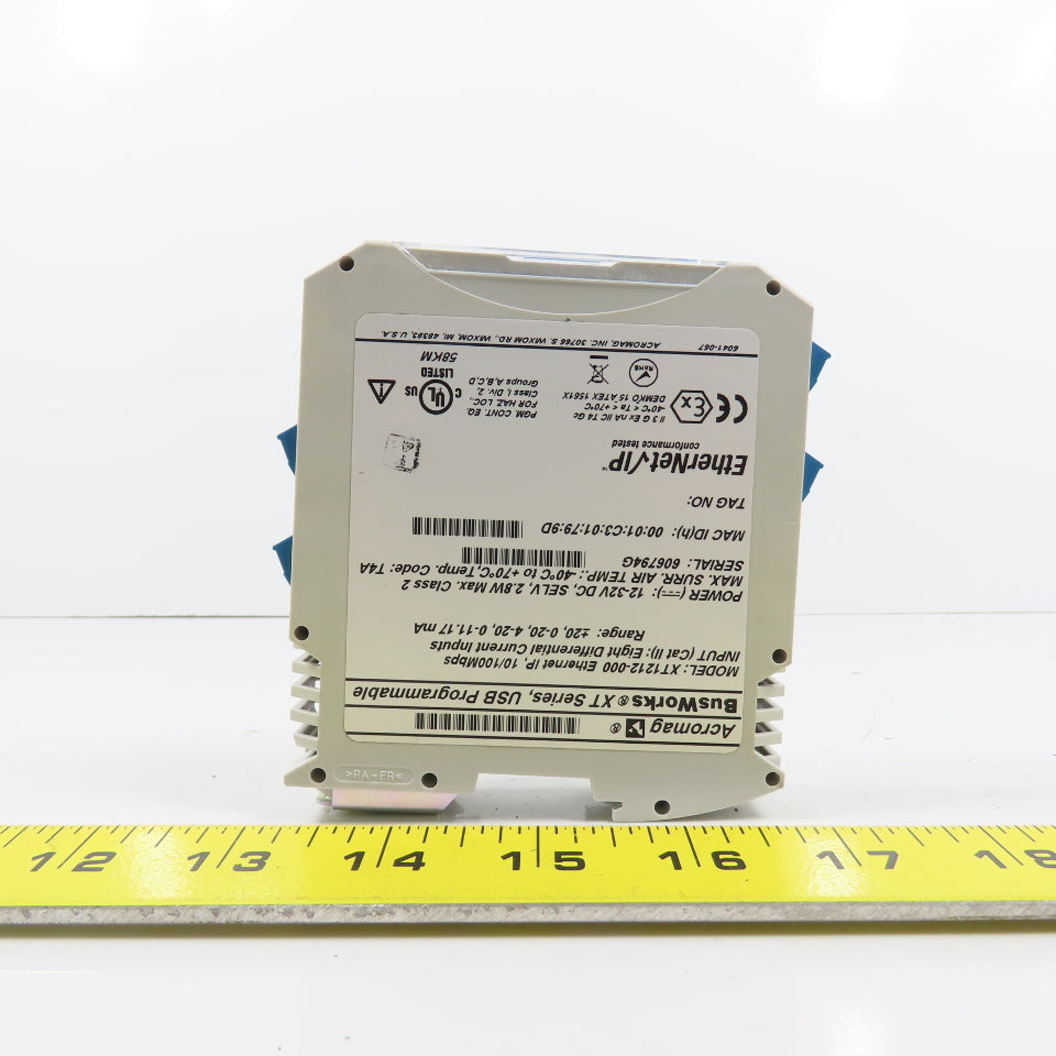 Acromag BusWorks XT Serie XT1212-000 8-Channel Differential Current Input Module