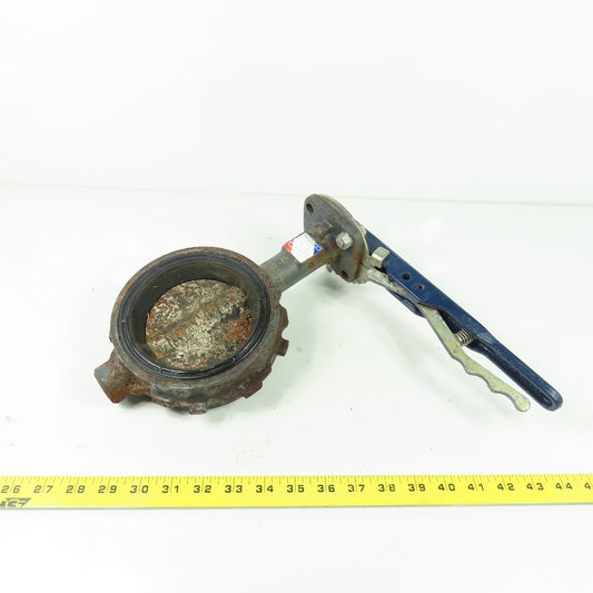 Nibco WD3010 4" Ductile Iron Wafer Butterfly Valve 250PSI