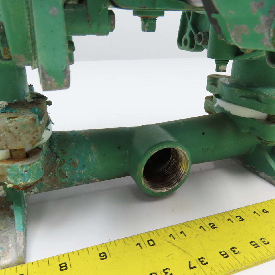 Marathon Pumps MP04M-63 Air Powered Double Diaphragm Pump 1" x 1-1/4" Ports