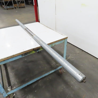 2.5" OD x 82-1/4" Gravity Conveyor Roller Galvanized Steel 83-3/4" OAL