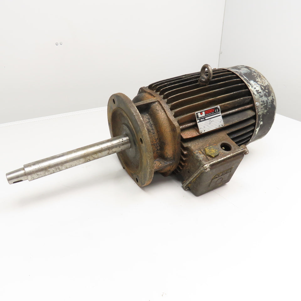 Isgev AS 132 M 4-8 3-4kW 1430-705RPM 2 Speed Motor 380-415V 50Hz Tested