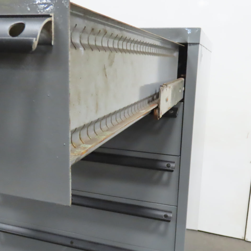 Lista 9 Drawer Industrial Small Parts Tool Storage Cabinet 28 x 28 x 60" Painted