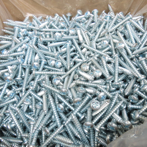#14-10 x 1-3/4" Phillips Pan Head Tapping Screw Zinc Plated 35Lbs.