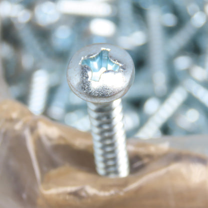 #14-10 x 1-3/4" Phillips Pan Head Tapping Screw Zinc Plated 35Lbs.