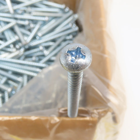 #14 x 3" Phillips Pan Head Tapping Screw Zinc Plated 27Lbs.