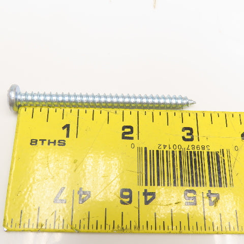 #14 x 3" Phillips Pan Head Tapping Screw Zinc Plated 27Lbs.