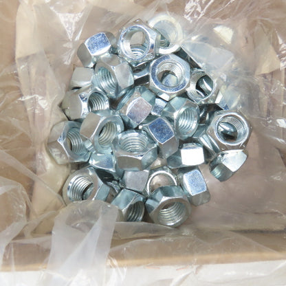 1-8 All Metal Lock Nut Grade C Zinc Plated Lot Of 48