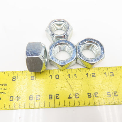 1-8 All Metal Lock Nut Grade C Zinc Plated Lot Of 48