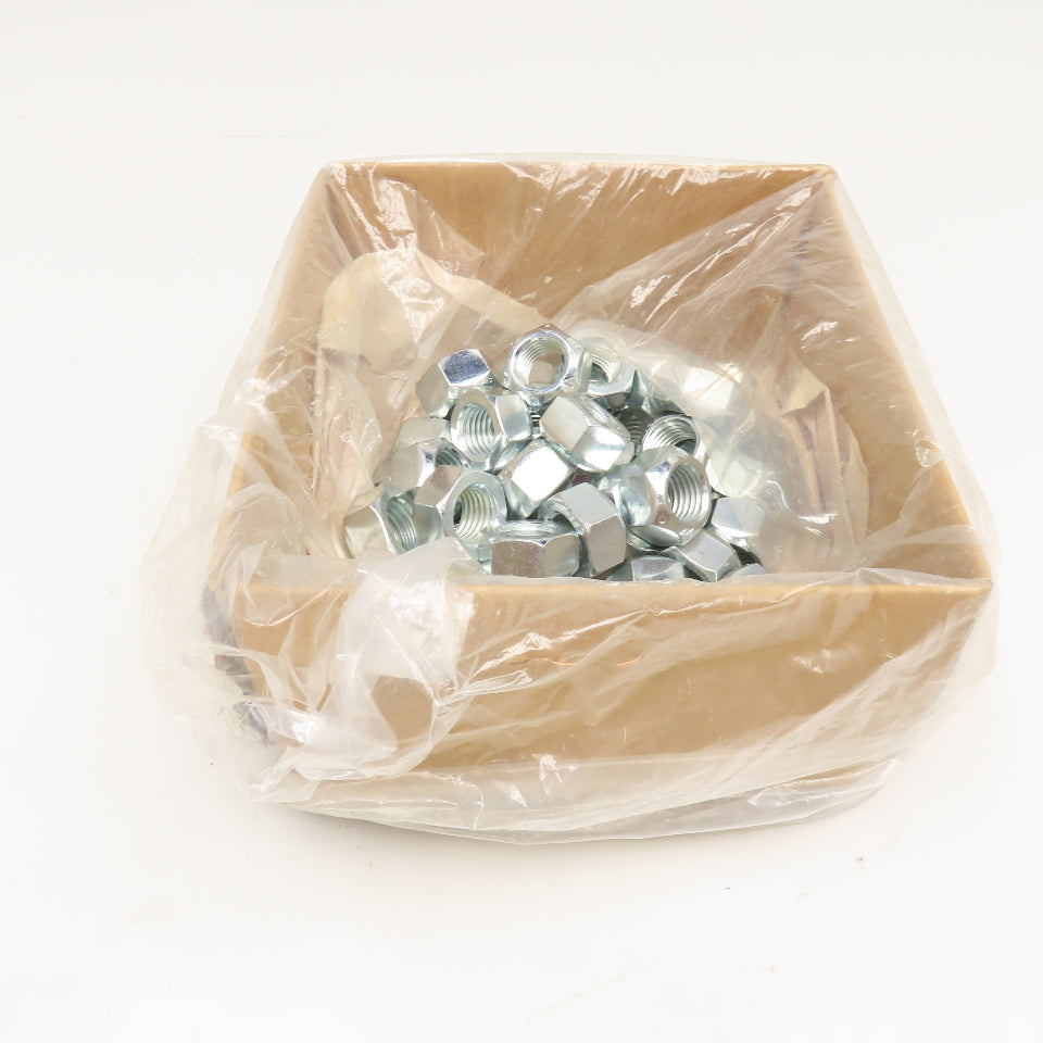 1-8 All Metal Lock Nut Grade C Zinc Plated Lot Of 48