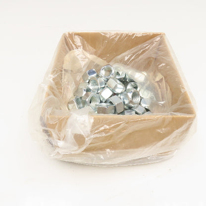 1-8 All Metal Lock Nut Grade C Zinc Plated Lot Of 48