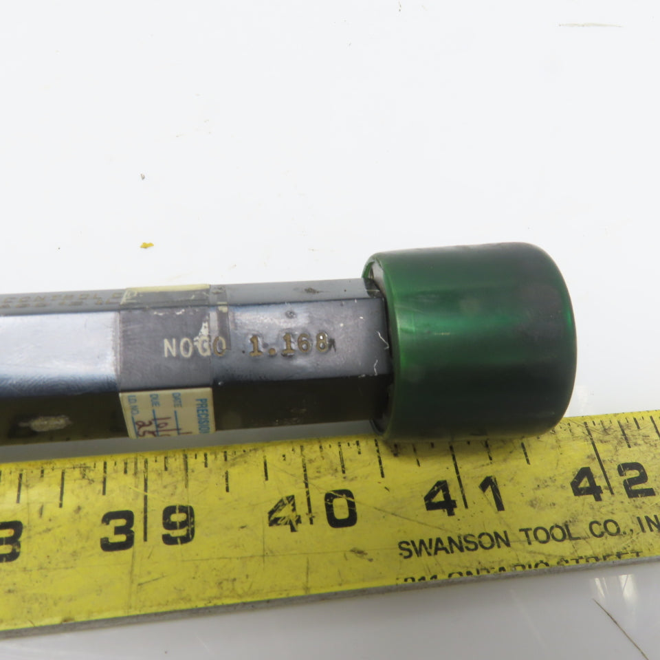 1.165 Go 1.268 No Go Smooth Pin Plug Gauge