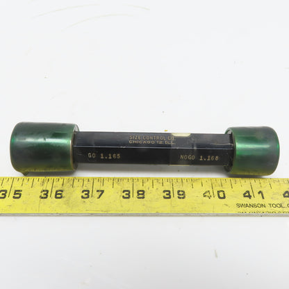 1.165 Go 1.268 No Go Smooth Pin Plug Gauge