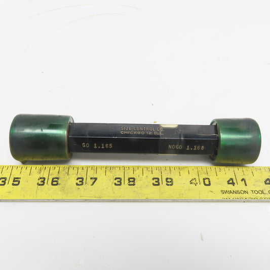 1.165 Go 1.268 No Go Smooth Pin Plug Gauge
