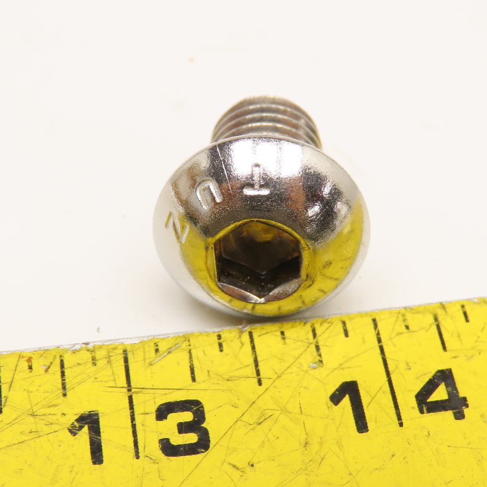 1/2-13 x 3/4" Button Socket Cap Screw Stainless Steel Lot Of 100