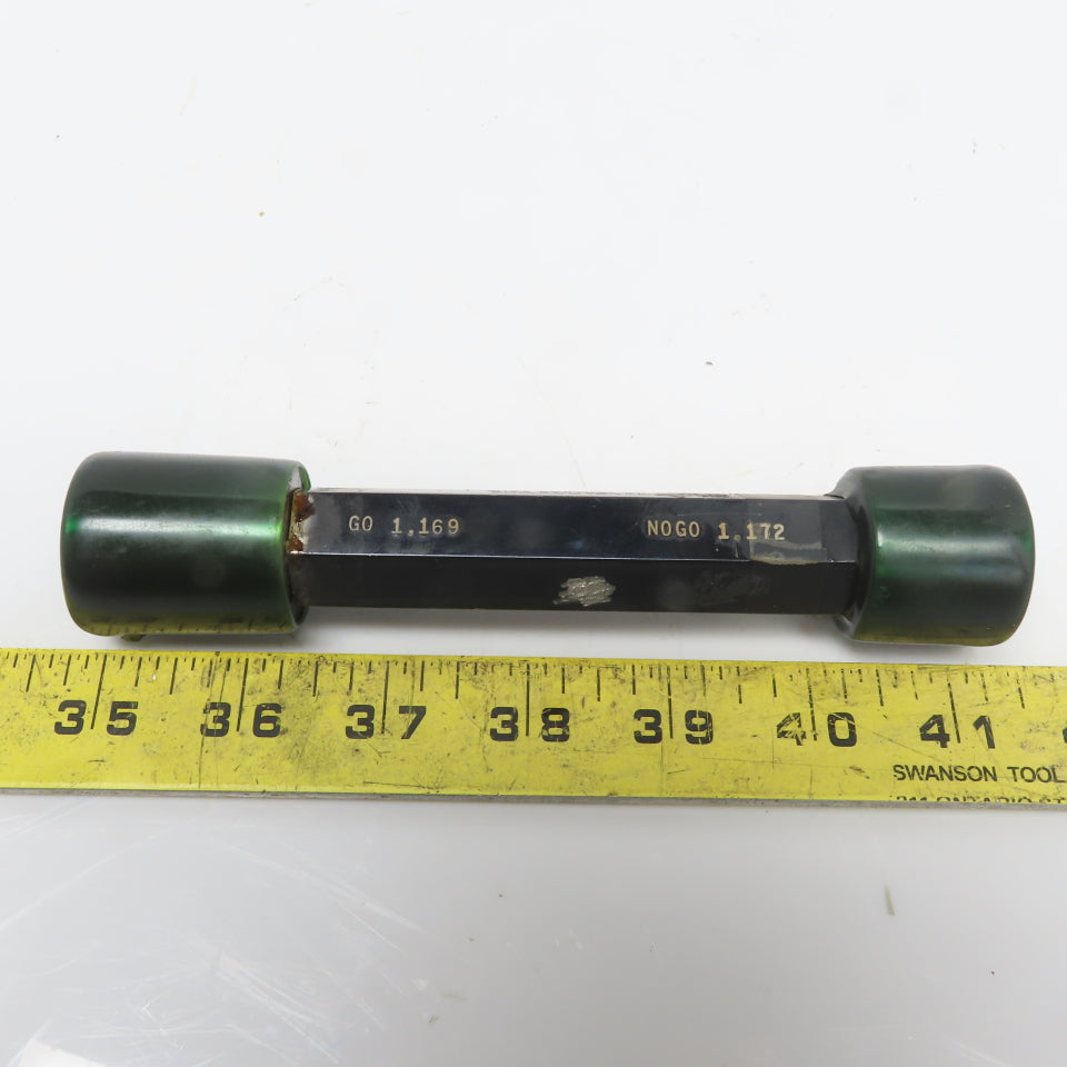 1.169 Go 1.172 No Go Smooth Pin Plug Gauge
