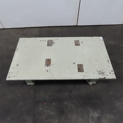 55" x 30-1/2" x 3/4" Thick Blanchard Ground Steel Top Machine Base Table
