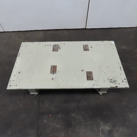 55" x 30-1/2" x 3/4" Thick Blanchard Ground Steel Top Machine Base Table