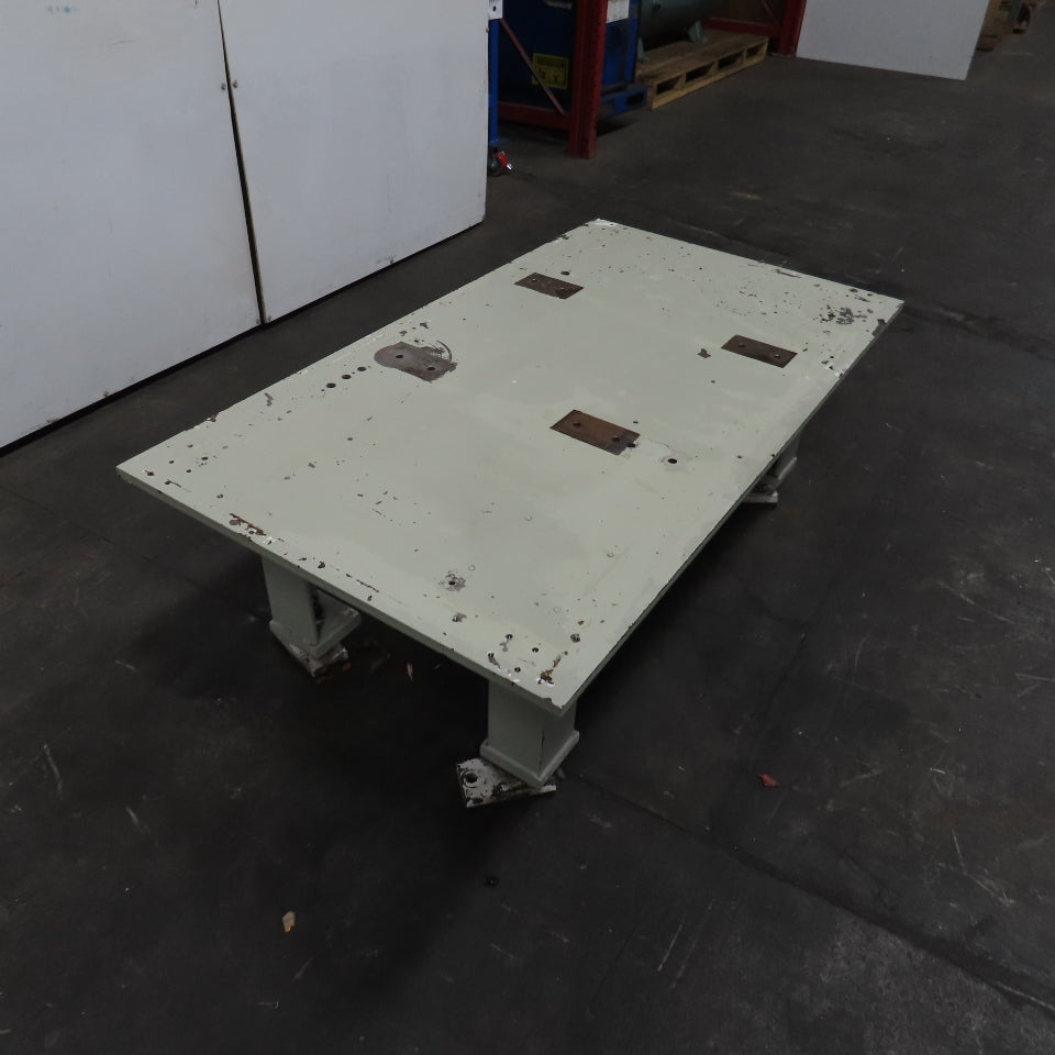 55" x 30-1/2" x 3/4" Thick Blanchard Ground Steel Top Machine Base Table