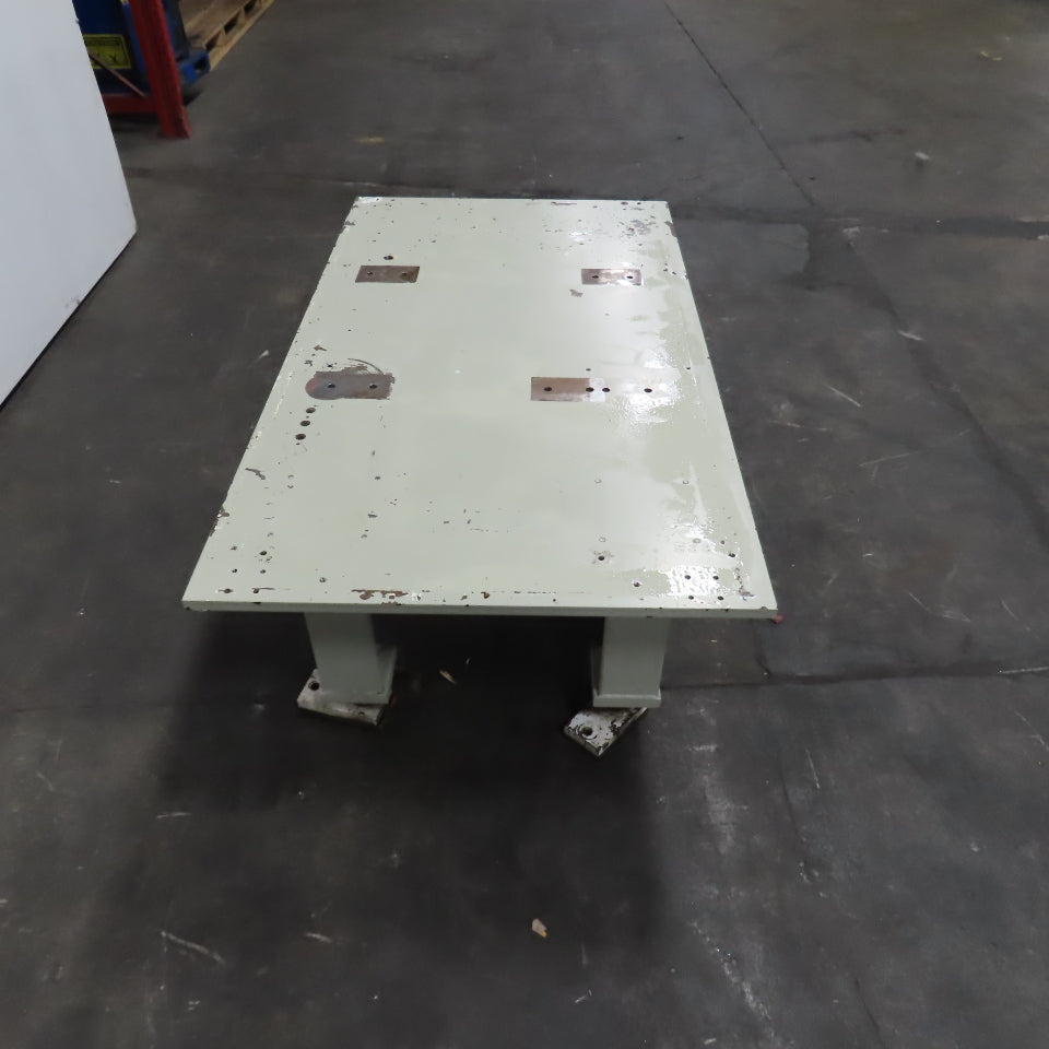 55" x 30-1/2" x 3/4" Thick Blanchard Ground Steel Top Machine Base Table