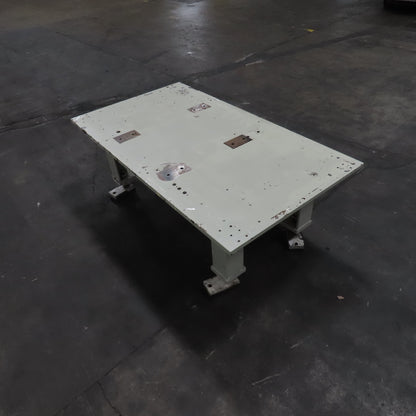 55" x 30-1/2" x 3/4" Thick Blanchard Ground Steel Top Machine Base Table
