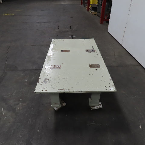 55" x 30-1/2" x 3/4" Thick Blanchard Ground Steel Top Machine Base Table