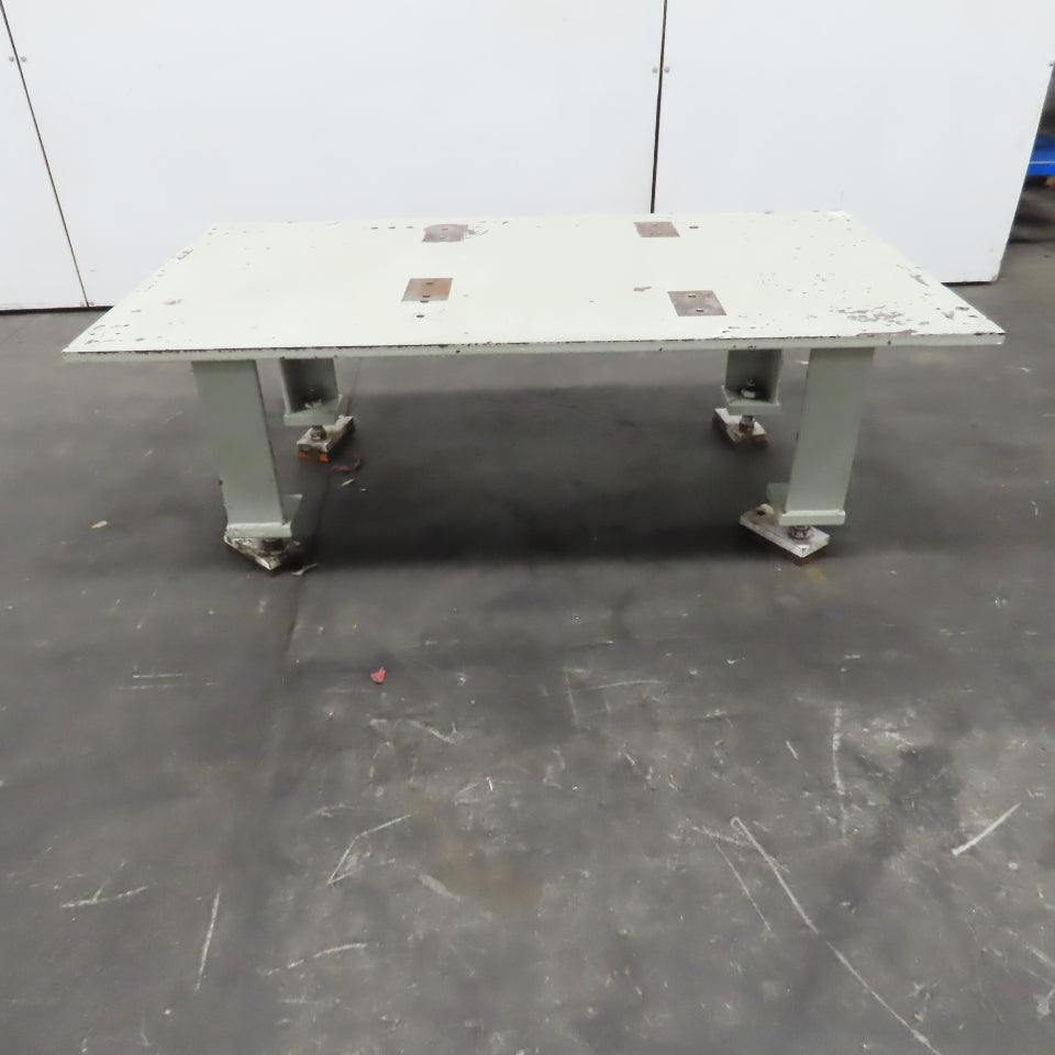 55" x 30-1/2" x 3/4" Thick Blanchard Ground Steel Top Machine Base Table