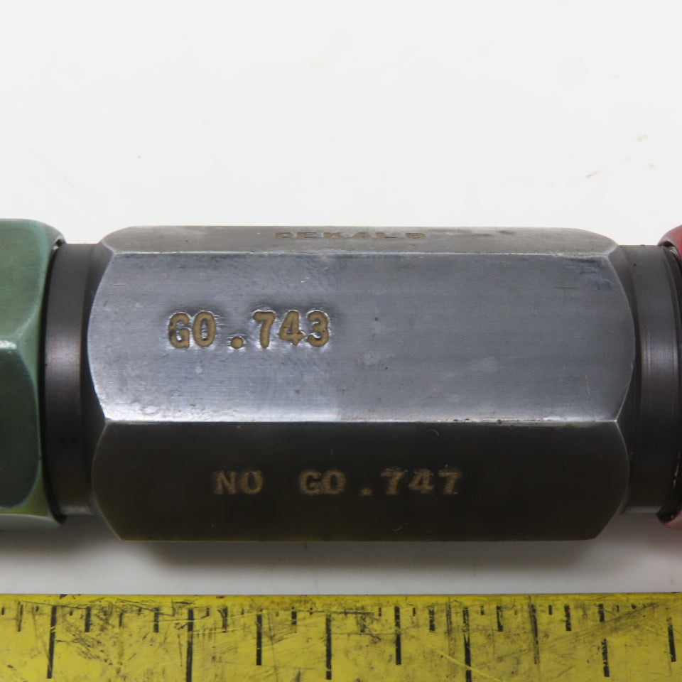 0.743 Go 0.747 No Go Smooth Pin Plug Gauge