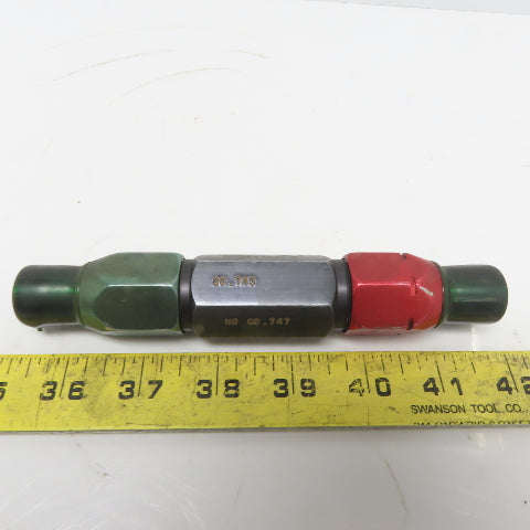 0.743 Go 0.747 No Go Smooth Pin Plug Gauge