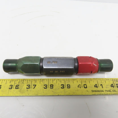 0.743 Go 0.747 No Go Smooth Pin Plug Gauge