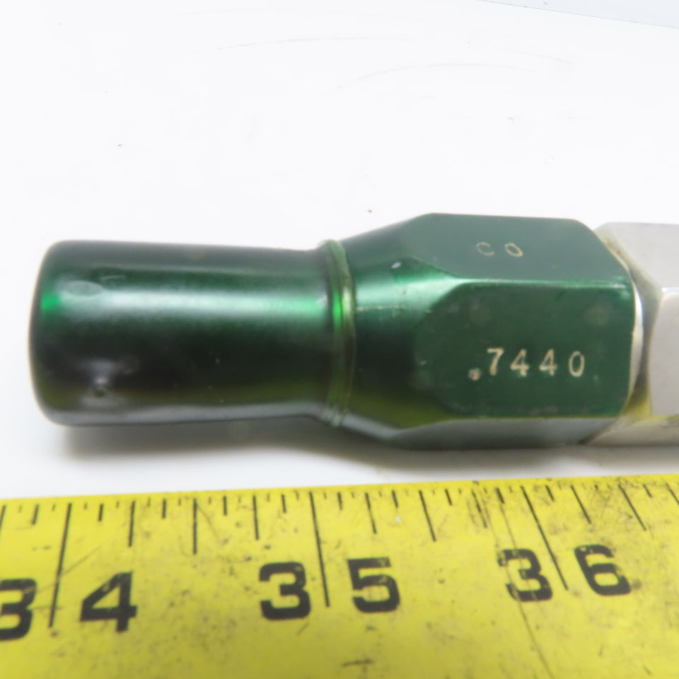 0.744 Go 0.746 No Go Smooth Pin Plug Gauge