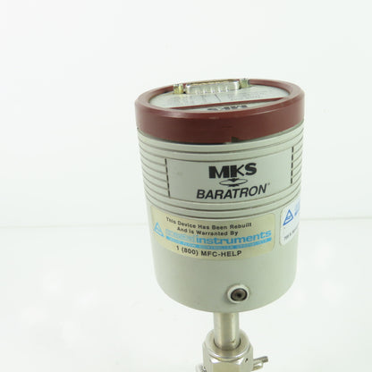 MKS 627A.1TBD Baratron Capacitance Manometer Pressure Transducer 15VDC