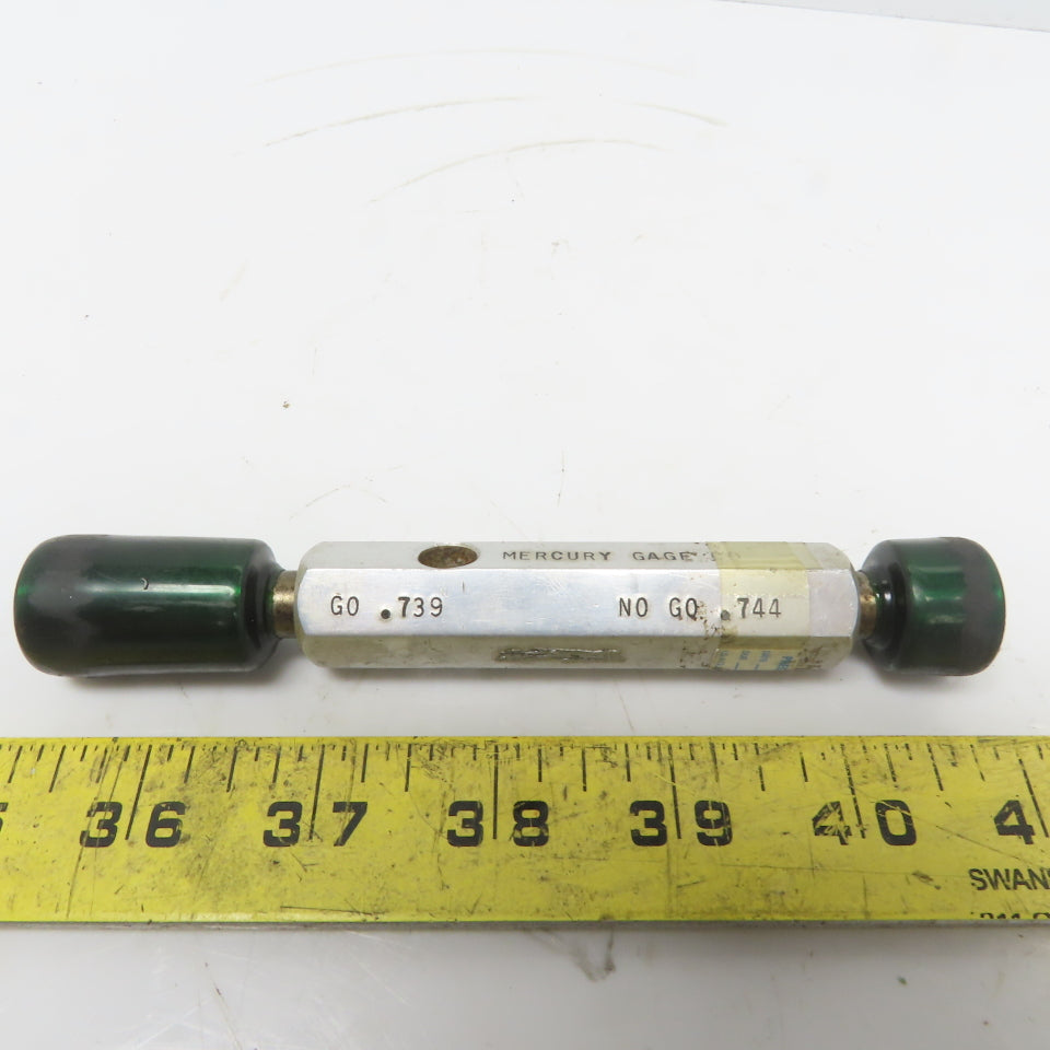 1.1875 Go 1.1895 No Go Smooth Pin Plug Gauge