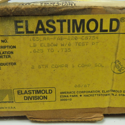 Elastimold 165LRR-FAB-220-CS754 Loadbreak Elbow W/O TP .625-.735 Diam.