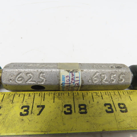 .625 Go .6255 No Go Smooth Pin Plug Gauge