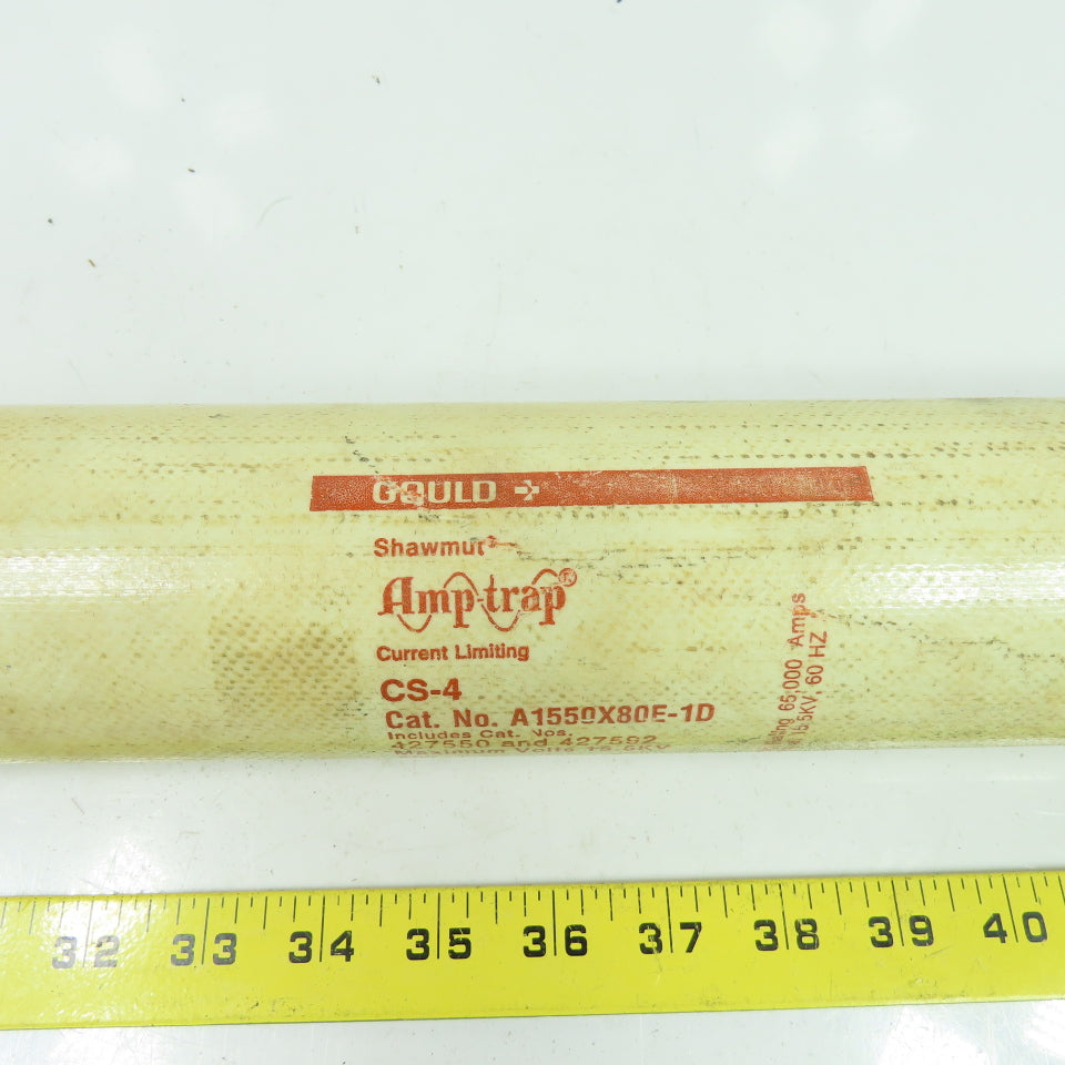 Gould A1550X80E-1D Shawmut 15.5KV 80E Amp Fuse