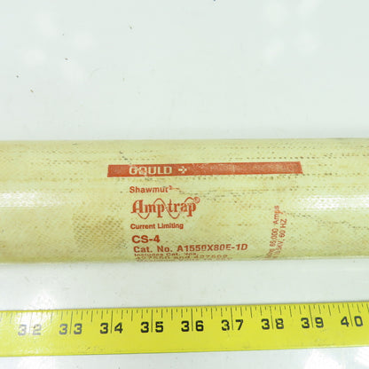 Gould A1550X80E-1D Shawmut 15.5KV 80E Amp Fuse