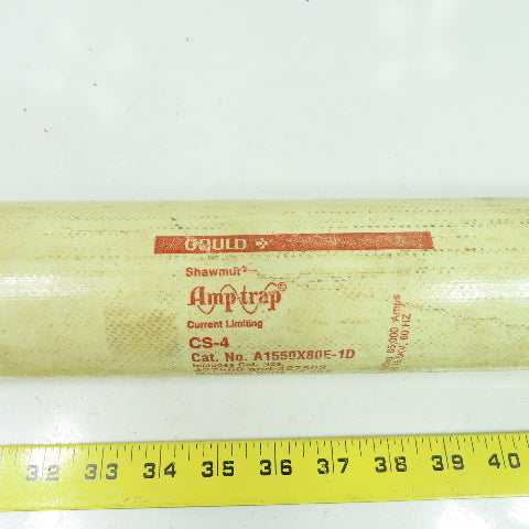 Gould A1550X80E-1D Shawmut 15.5KV 80E Amp Fuse